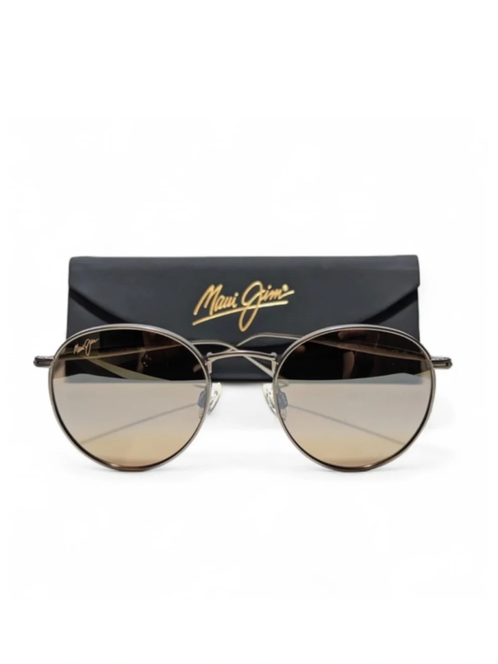 Maui Jim Nautilus Bronze Titanium Unisex Sunglasses (NEW)